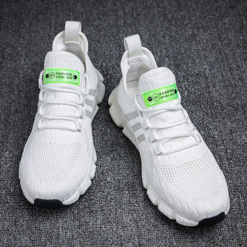 Männer Casual Sport Schuhe Leichte Turnschuhe Weiß Outdoor Atmungsaktive Mesh Schwarz Laufschuhe Athletische Jogging Tennis Schuhe