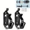 2PCS Kit for Roof Rack Shovels Wall Mountable Quick Release Mounting