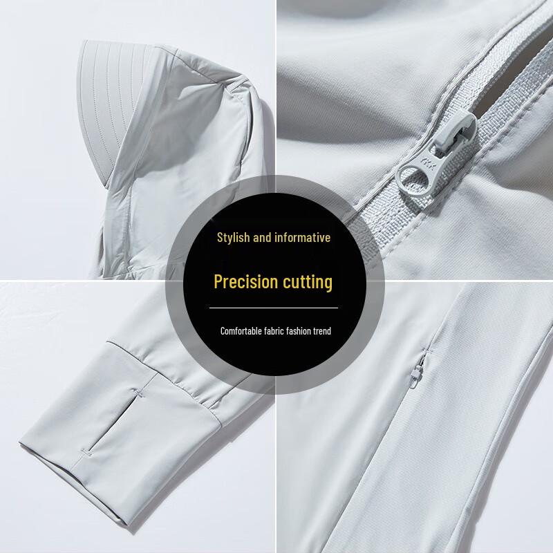 Men's Ice Silk Hooded Shirt