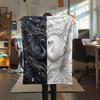 1Pc Black&White Swan Print Flannel Blanket, High quality Comfortable for All Seasons, Home Decor, Warmth and Comfort, Perfect for Christmas Gifts W33