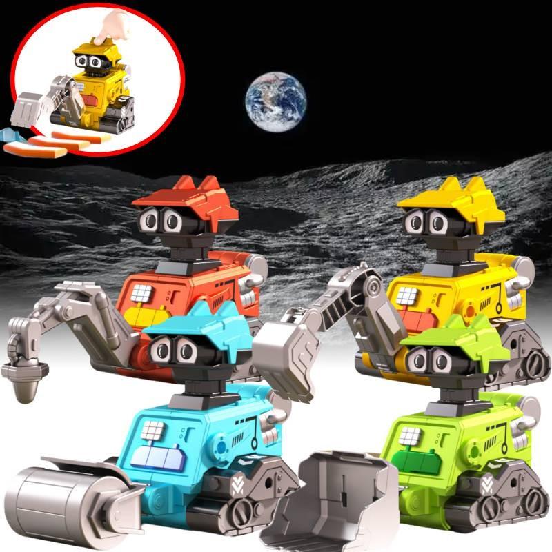 Engineering Toy Vehicle Kid Christmas Gift Puzzle Childrens Day Space Robot