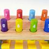 Wooden Pounding Bench with Mallet Screen-without-Screen for Preschoolers
