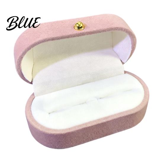 Desktop Jewelry Organizer Metal Gift Anti-Scratch Lining Velvet Box Case Pearl with Golden Box