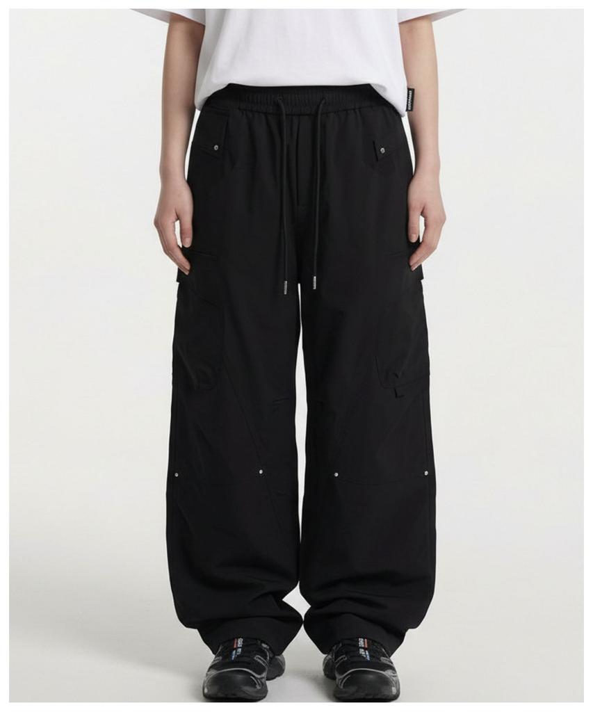 DOUBLE JD Rivet Washed Semi-Fit Pants