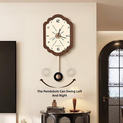 Nordic Pendulum Clocks Art Aesthetic Elegant Silent Wall Clocks Creativity Watches Home Room Decoration Interior Ornaments