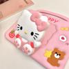 9.7 Inch IPad Pro Air 2 Case With Kickstand Cartoon Cat Design Soft Silicone Full Coverage Shockproof Tablet Cover 5 6