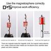 Magnetizer Ring for Screwdriver Bits Instant Magnetization Removable Magnetic Driver Screw Catcher Stainless Steel Magnetic Driver Tool for Screws