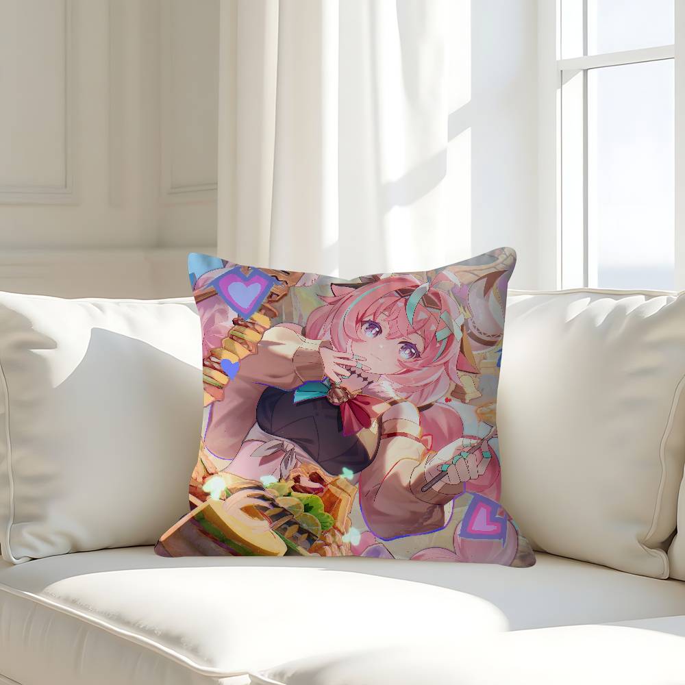 Genshin V-Varesa Pillow Case Removable Washable Cushion Cover – All-Season Soft Linen