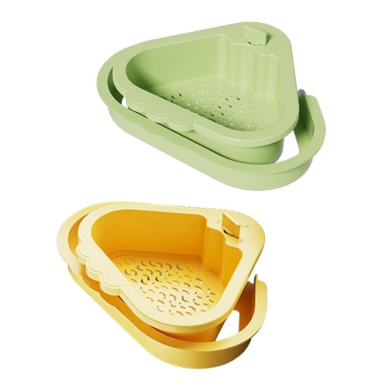 Durable Plastic Corners Strainer With Double Compartment Design For Efficient Sink Filtration And Storage