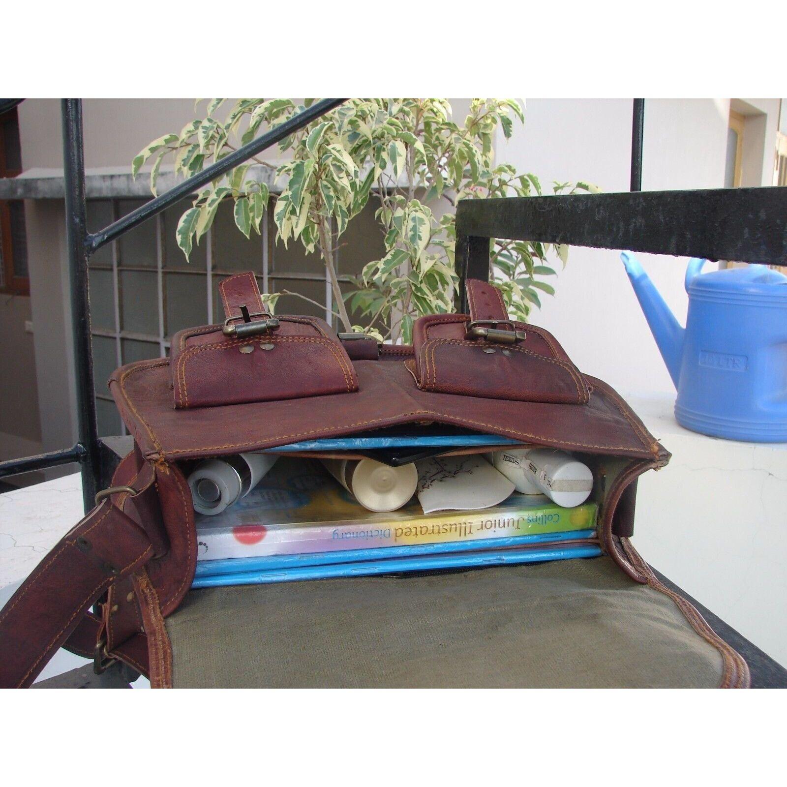 Классическая женская сумка-тоут через плечо из натуральной коричневой козьей кожи ручной — фото 4