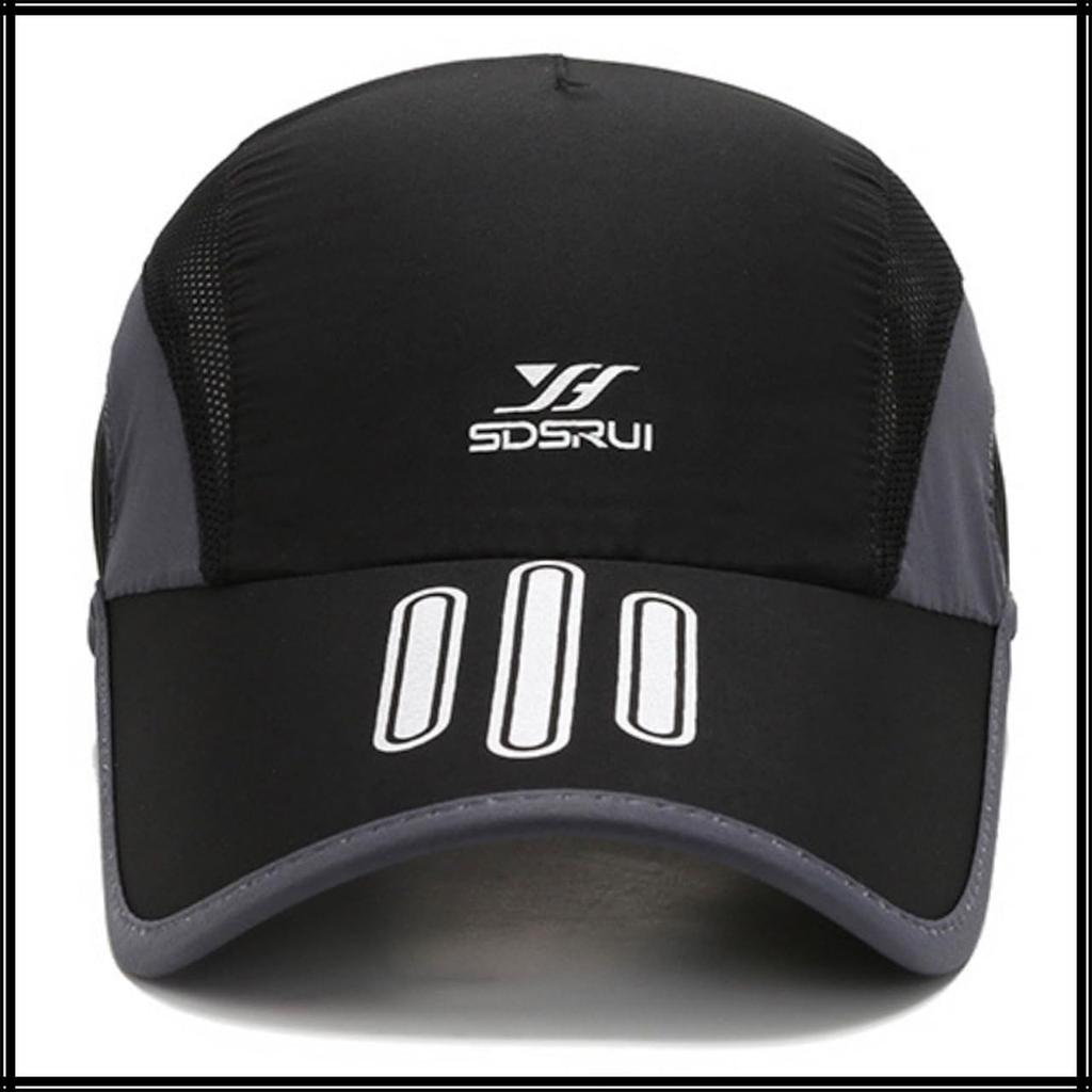 Sun CZA403 [White Fang] Hat, Cap, Quick-drying, Breathable, Protection, Outdoor, Sports, Casual, Men's, Women's, (White)