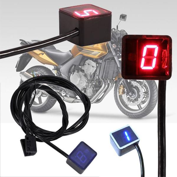 Universal Digital Gear Indicator Motorcycle Display Shift Lever Sensor