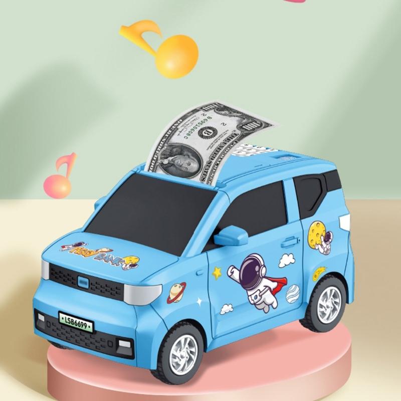 Electric Car Piggy Bank Coin Bank Organization Kindergarten Household Gift