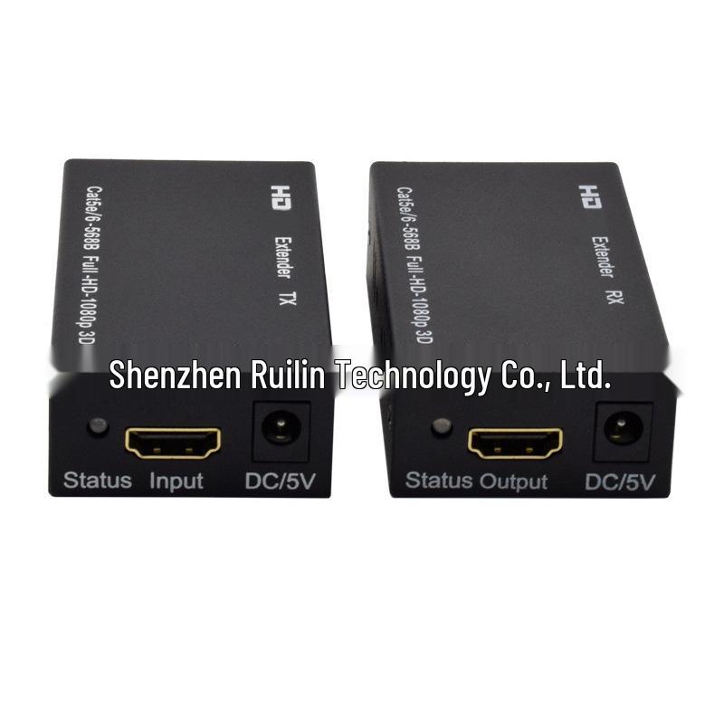 60m 1080P HDMI to RJ45 Extender Amplifier