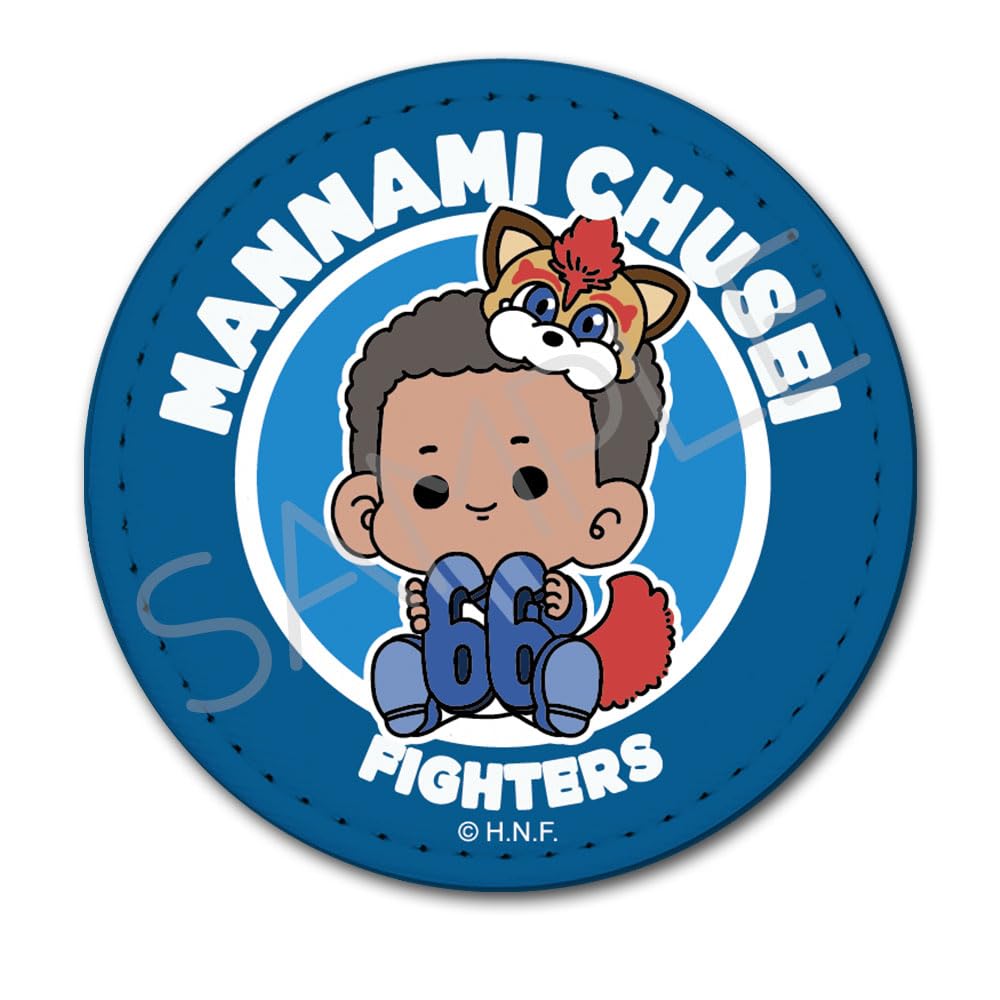 

Кожаный значок mochocho F Hokkaido Nippon-Ham Fighters [Тамия Юсукэ] [Круглый]