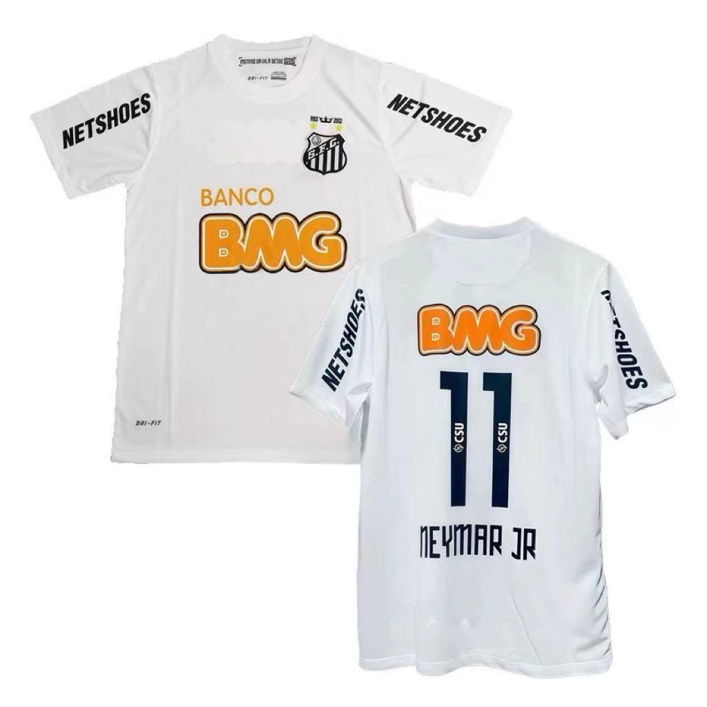 12/13 Season Retro Santos Home and Away Neymar No. 11 Cross-border Wholesale Football Jersey