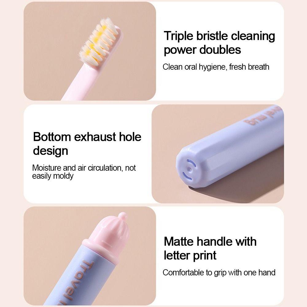 Plastic Folding Toothbrush Mini Adults Children Tooth Brush  Travel Camping Hiking Outdoor Supplies