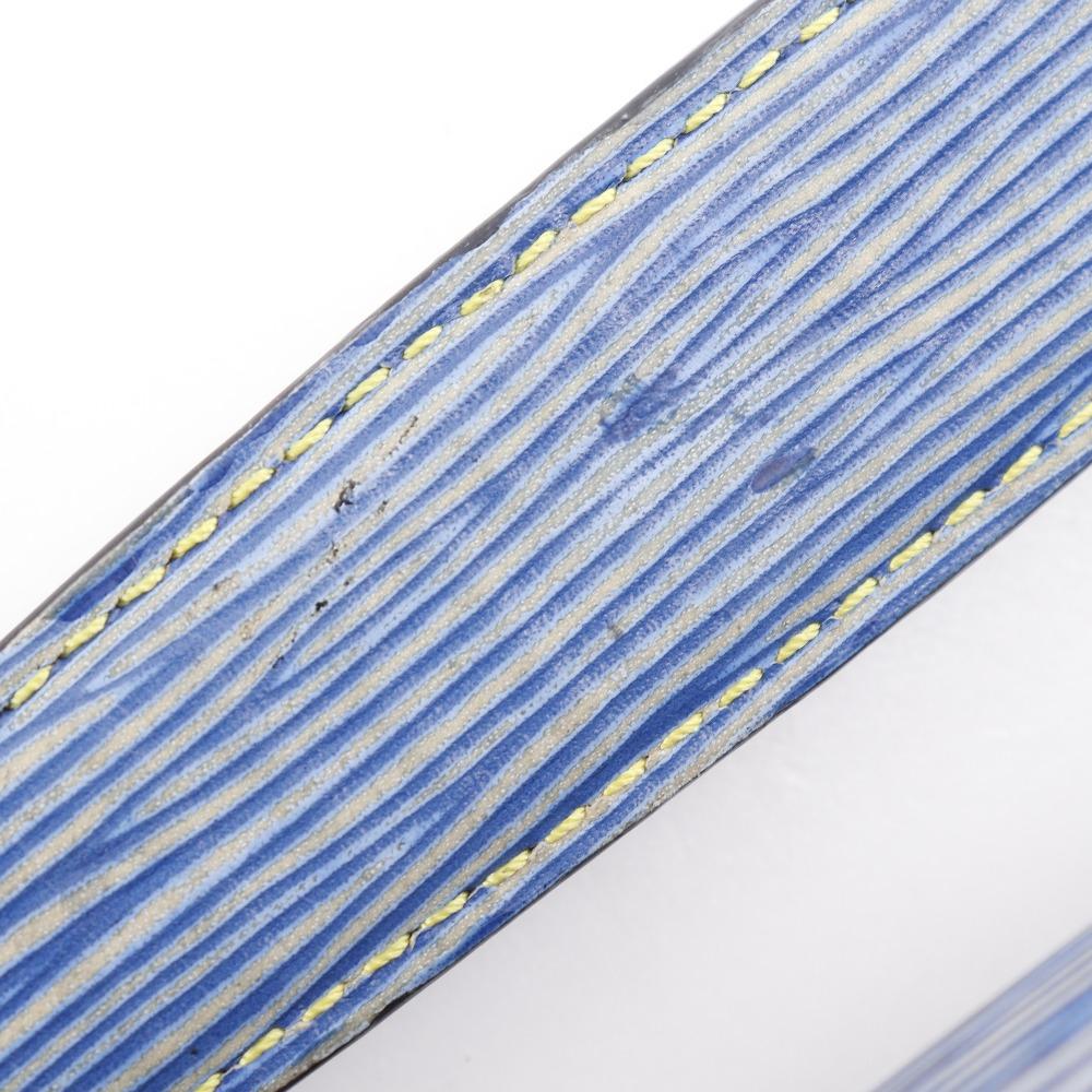 Louis Vuitton Twist MM Shoulder Bag M50271 Epi Denim Epi Leather Women Used