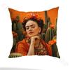 Artist F-Frida K-Kahlos pillowcase casual style decoration, suitable for home decoration (excluding pillow core)
