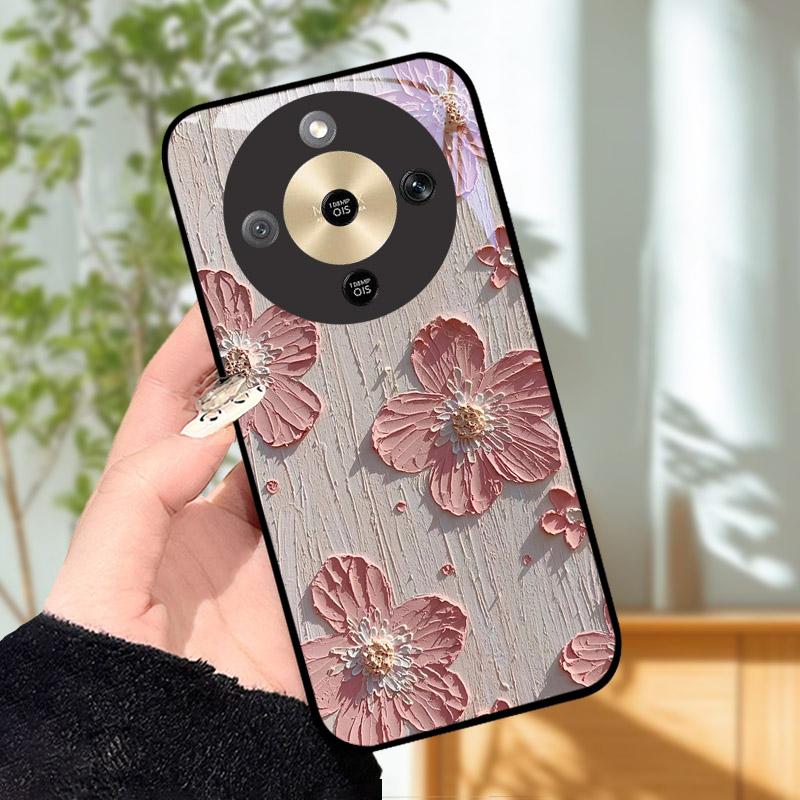 For Honor X9d MTN-NX1 Case Cool Fashion Painted Cover Tempered Glass Phone Cases For Honor X9 D HonorX9d 5G Cover Shell Fundas