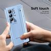 For Samsung Galaxy Z Fold6 5G Case Electroplating Edge PC+PU+Glass Film Phone Cover with Stylus