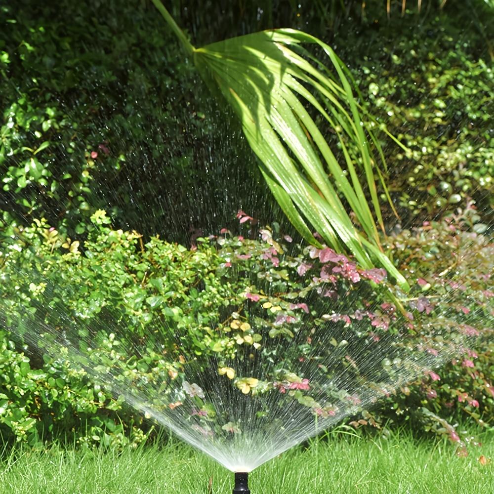 5Pcs - 360 °   Rotating Lawn Watering Head, Adjustable Spray Modes, Suitable For Underground Garden Sprinklers In Large/Small Areas, Compatible