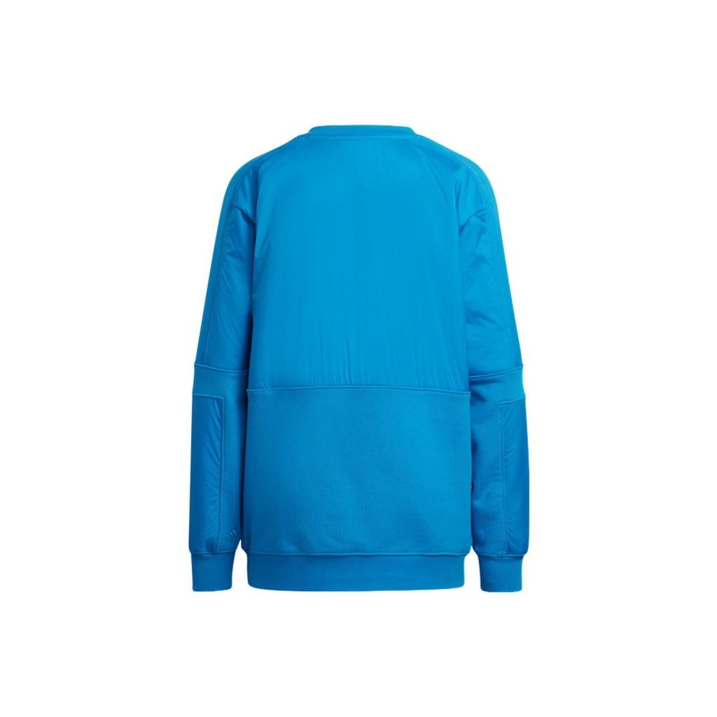 adidas Felpa unisex girocollo a maniche lunghe, collaborazione X Ivy Park, blu