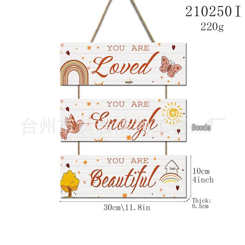 Hanging Valentine's Day Slogan Sign - Perfect for Home & Laundry Room Decor