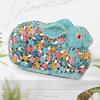 Damen Kristall Clutch Abendtasche 16 Farben Hasenform Blau/Weiß Kristall Damen Brautjungfern-Clutches Und Diamant Strasssteine