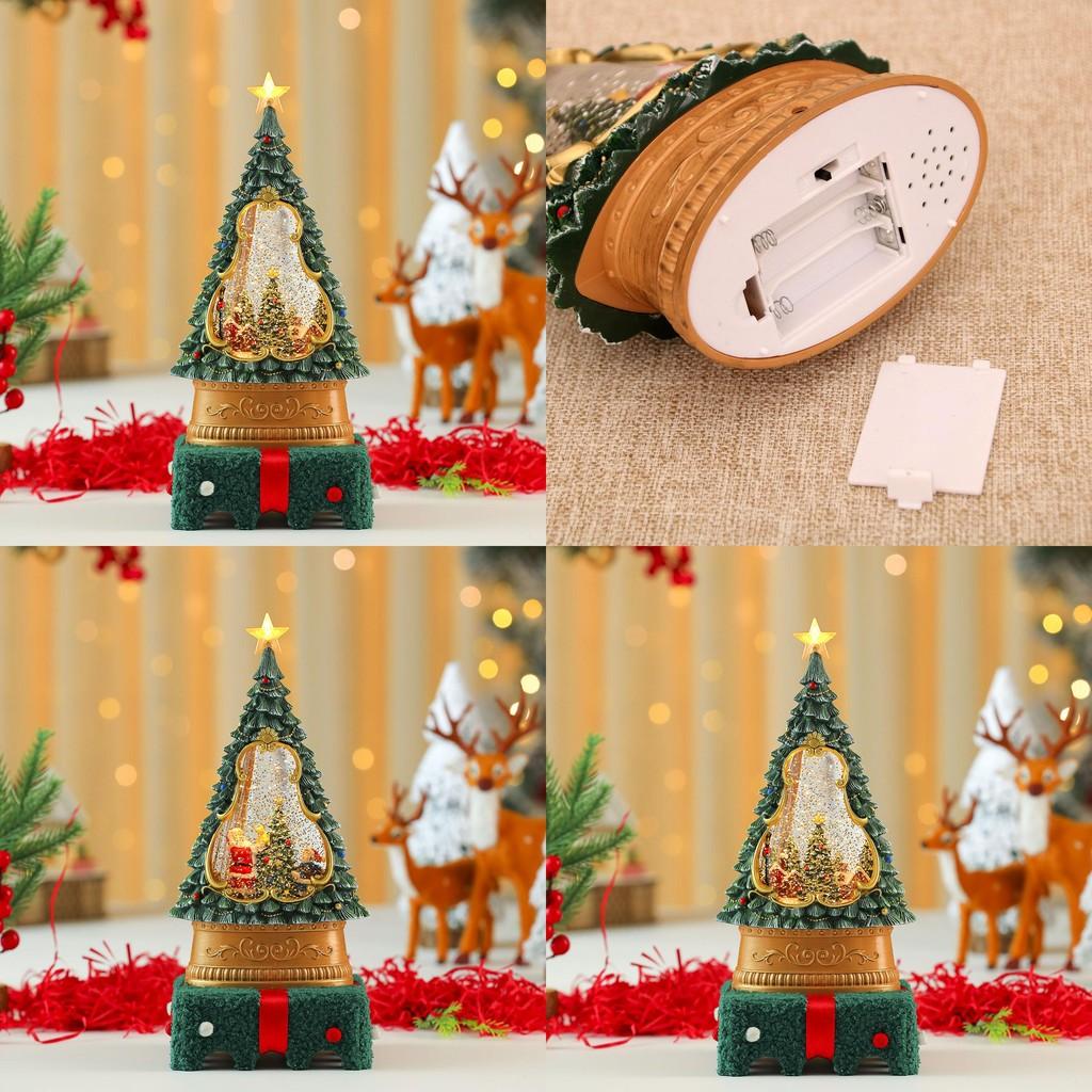 Weihnachtsbaumschmuck mit Lichtern und Musik für Feiertagsdekoration, Geschenk für Kinder und Mädchen