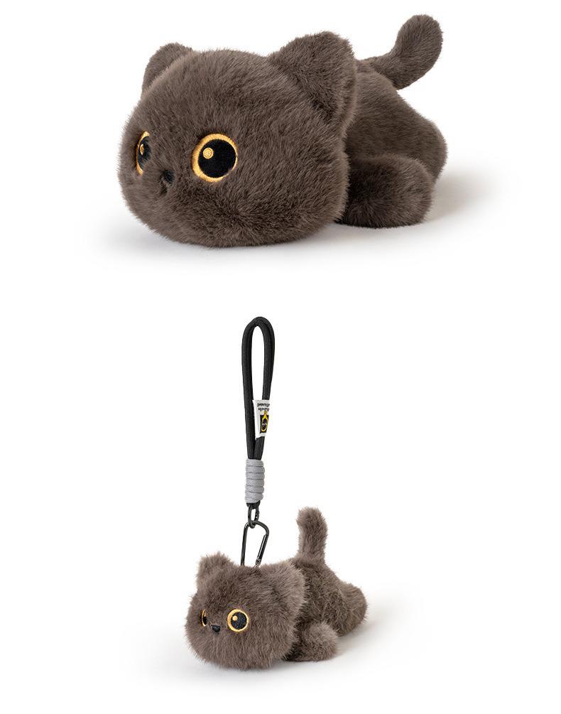 DuoAi Pose Cat Plush Toy Pendant - Simulated Cat Hugging Pillow for Children