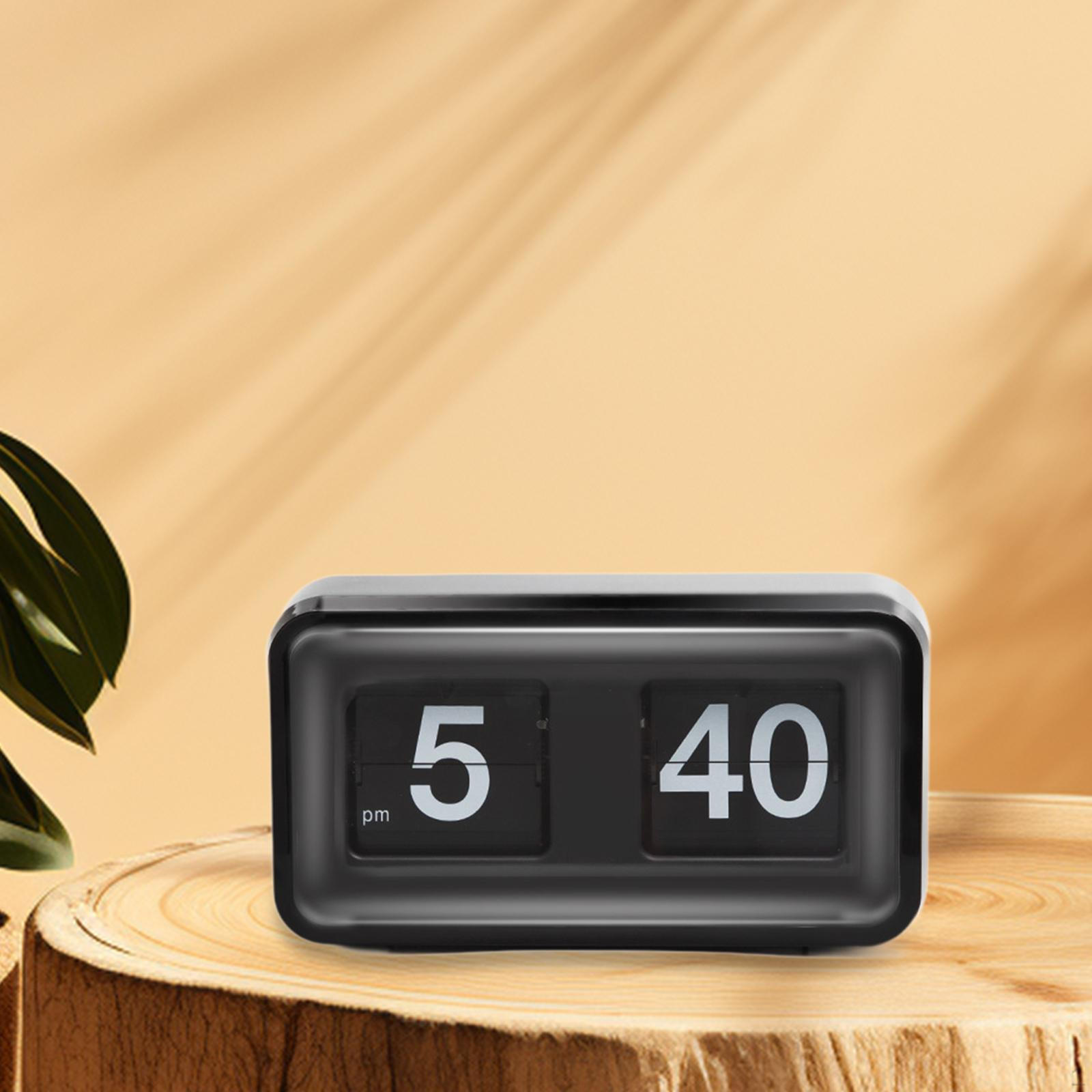 

Автоматические перекидные часы для настольного и настенного дисплея, цифровые с арабскими цифрами чёрный