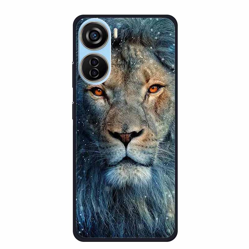 For ZTE Axon 40 LITE Case Popular Picture Black Silicone Soft Back Cover Case For ZTE Axon 40 Lite Case 40Lite Phone Cover Coque