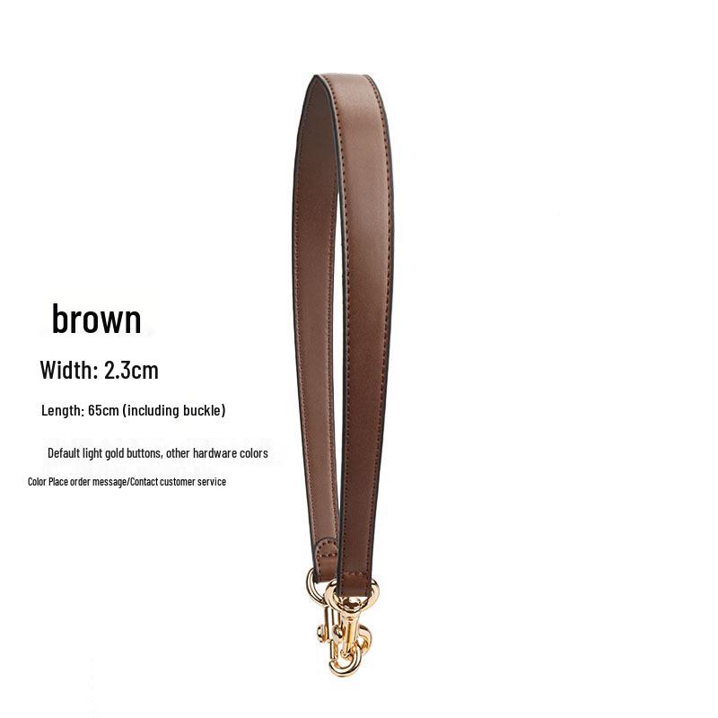 Black PU Handbag Replacement Strap: Women's Underarm Bag, Short Single Shoulder Handle, Trendy Plain Design