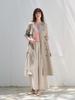 FREAKS BY KIMTAEHOON Hot Summer Linen Blending High-Waisted Trench Dress_Eucalyptus [Khaki Beige]
