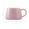 400ml Wide Ceramic Coffee Mug Cappuccino Latte Cup for Tea Milk Home Office