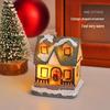 Luminous Christmas Micro-Landscape Cottage Decorations for Festive Atmosphere