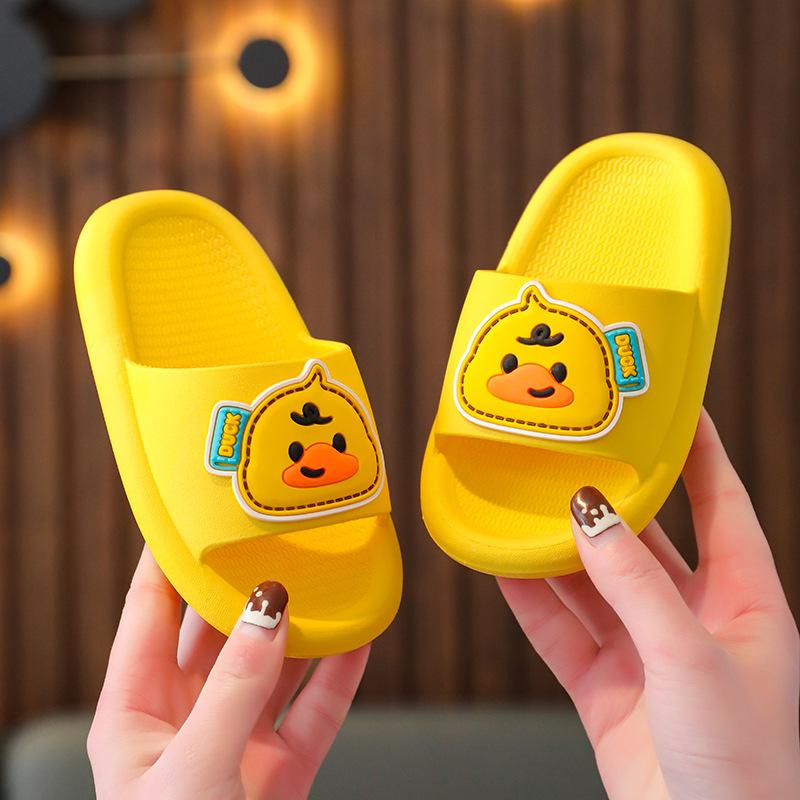 New children's slippers men and women 3-12 years old large and medium children cute baby cartoon non-slip soft bottom summer sandals