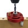 6/8/10mm Drill Guide Locator Hole Punching Carpentry Tools Woodworking Pocket Hole Jig Self-centering Vertical Doweling Jig