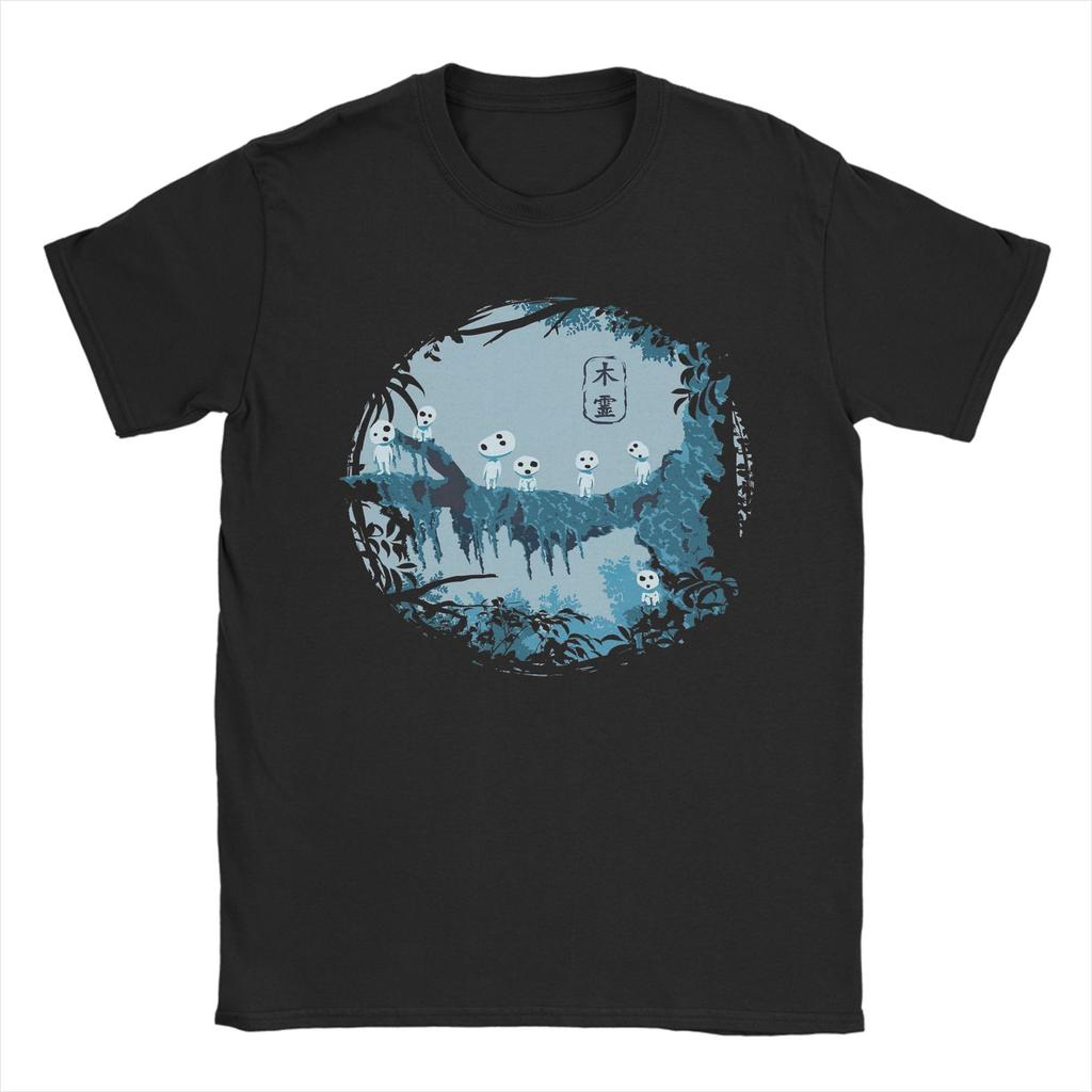 Unisex TShirt Susuwatari Soot Sprites MMononoked Vintage 100 Cotton Tee Shirt Short Sleeve Aways Princessed T Shirt Clothing