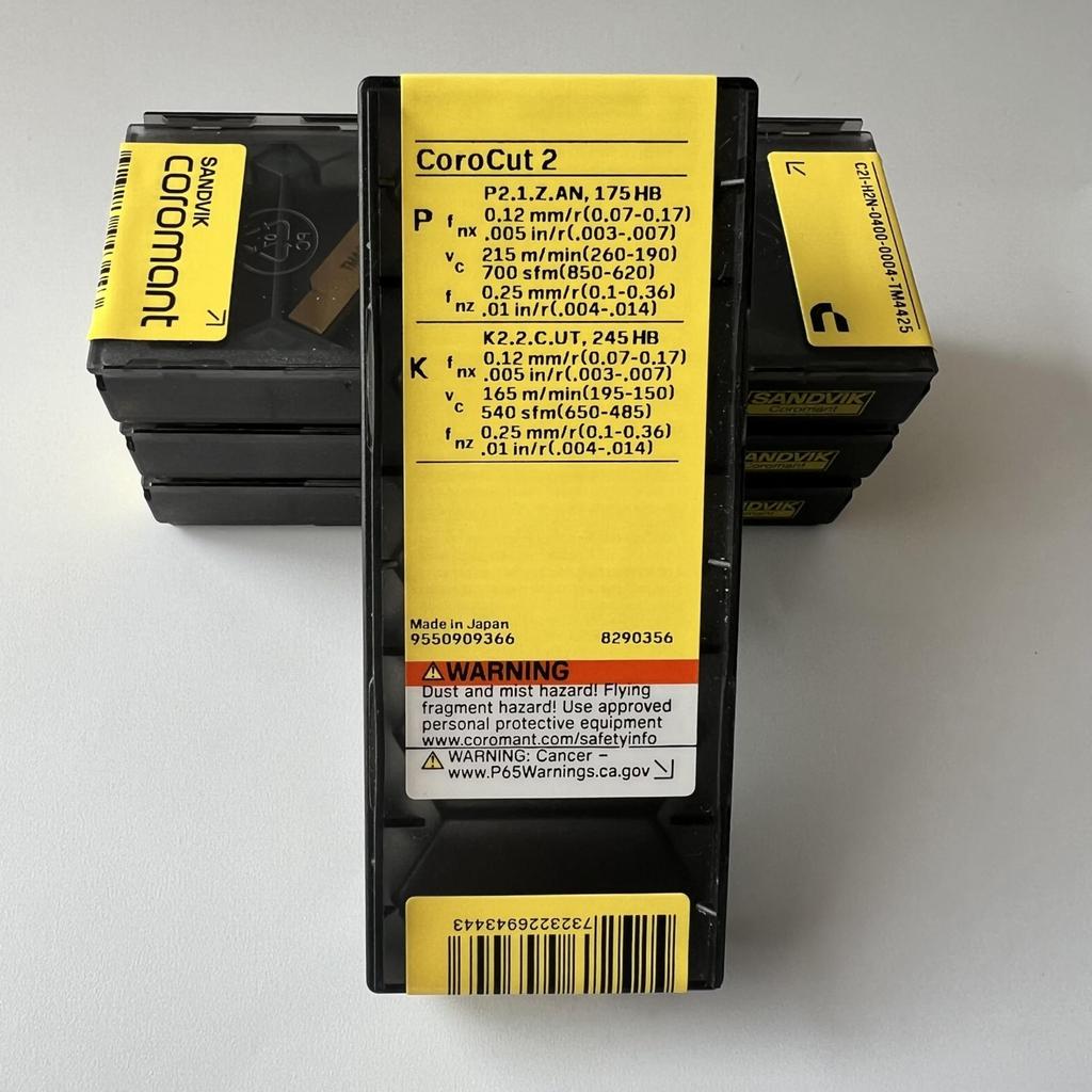 SANDVIK / C2I-H2N-0400-0004-TM 4425 / Original Swedish hard alloy blade 5 Pcs