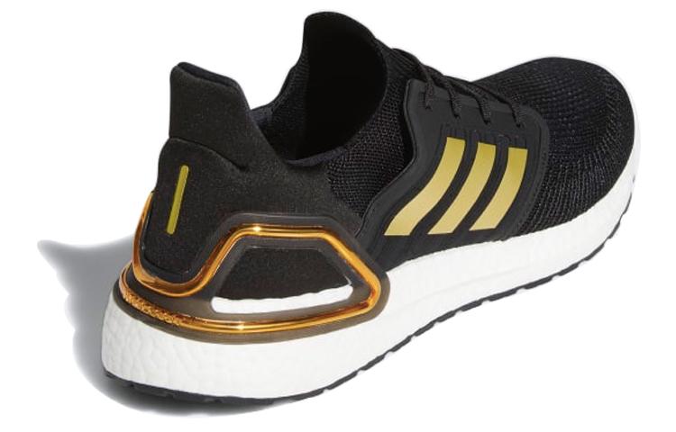 adidas UltraBoost 20 Gold Metallic Men's Running Shoes EE4393