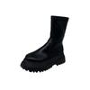 Fashion Winter Chunky Platform Heels Long Boots Round Toe Zipper Thick Sole Ladies Fashion Winter Women's Knee High Boots 2025