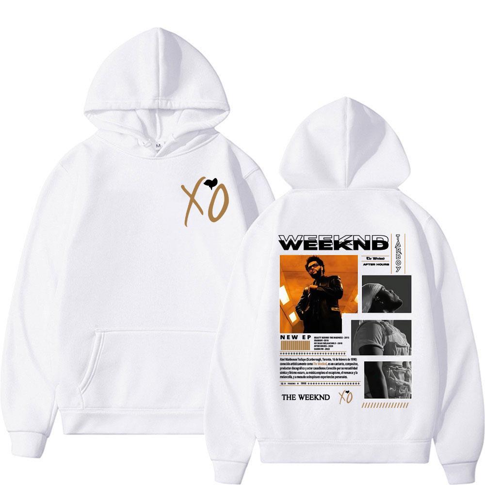 Unisex Woman'sRetro The Weeknd After Hours Album Graphic Hoodie Men Vintage 90s Hip Hop Oversized Hoodies Man Casual Comfort Fleece Sweatshirt