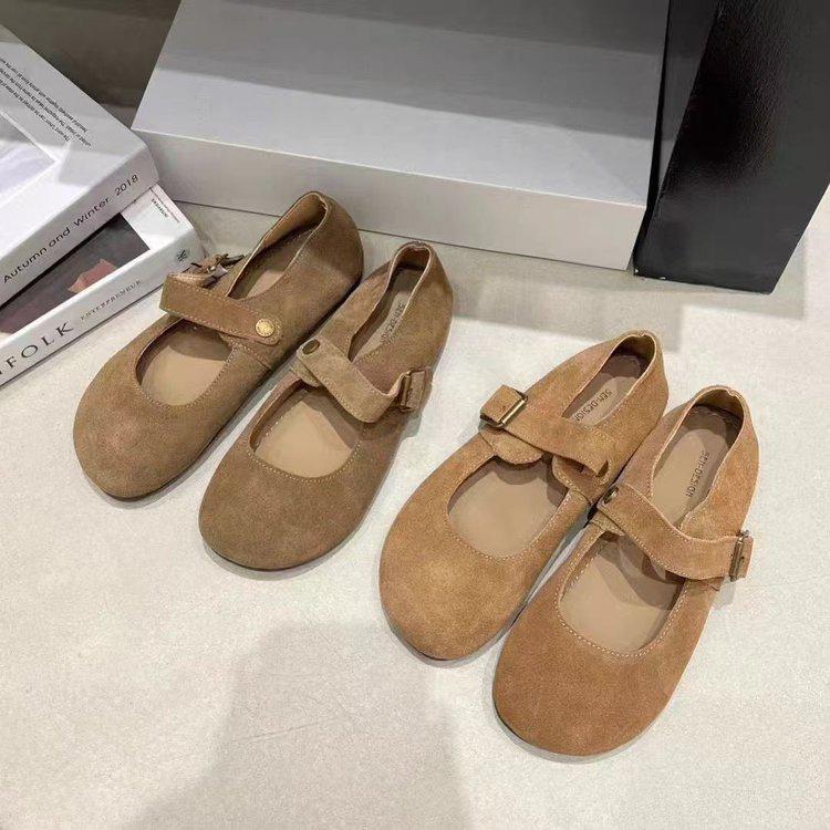 2025 New French Mori Style Women's Round Toe Moccasins - Retro, Versatile, Soft Sole, Non-Slip Fashion Flats