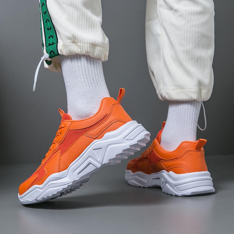 2024 Mode für Herren Neue atmungsaktive Mesh-Schuhe Schnürschuhe Freizeitschuhe Sportschuhe 4 Farben