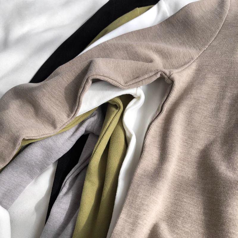 Dámský sametový top s dlouhým rukávem s výšivkou slona - Kulatý výstřih, Volný střih