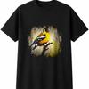 Goldfinch Paper Bird Mens Womens T-Shirt Nature Unisex Novelty Gift Tee Funny