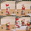Desktop Figurine Christmas Wooden Decoration Printed Letter Noel Holidays Xmas