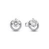 Authentic 925 Silver Gingko Leaf Mask Earrings For Women Fashion DIY Birthday Gift Jewelry Beautiful Accessories